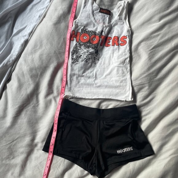 Hooters Set - Zip Up, Tank, Short (S, but closer to XXS) - Picture 5 of 7